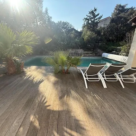 Le Havre De Paix En Garrigue 4 3 Sdb Piscine